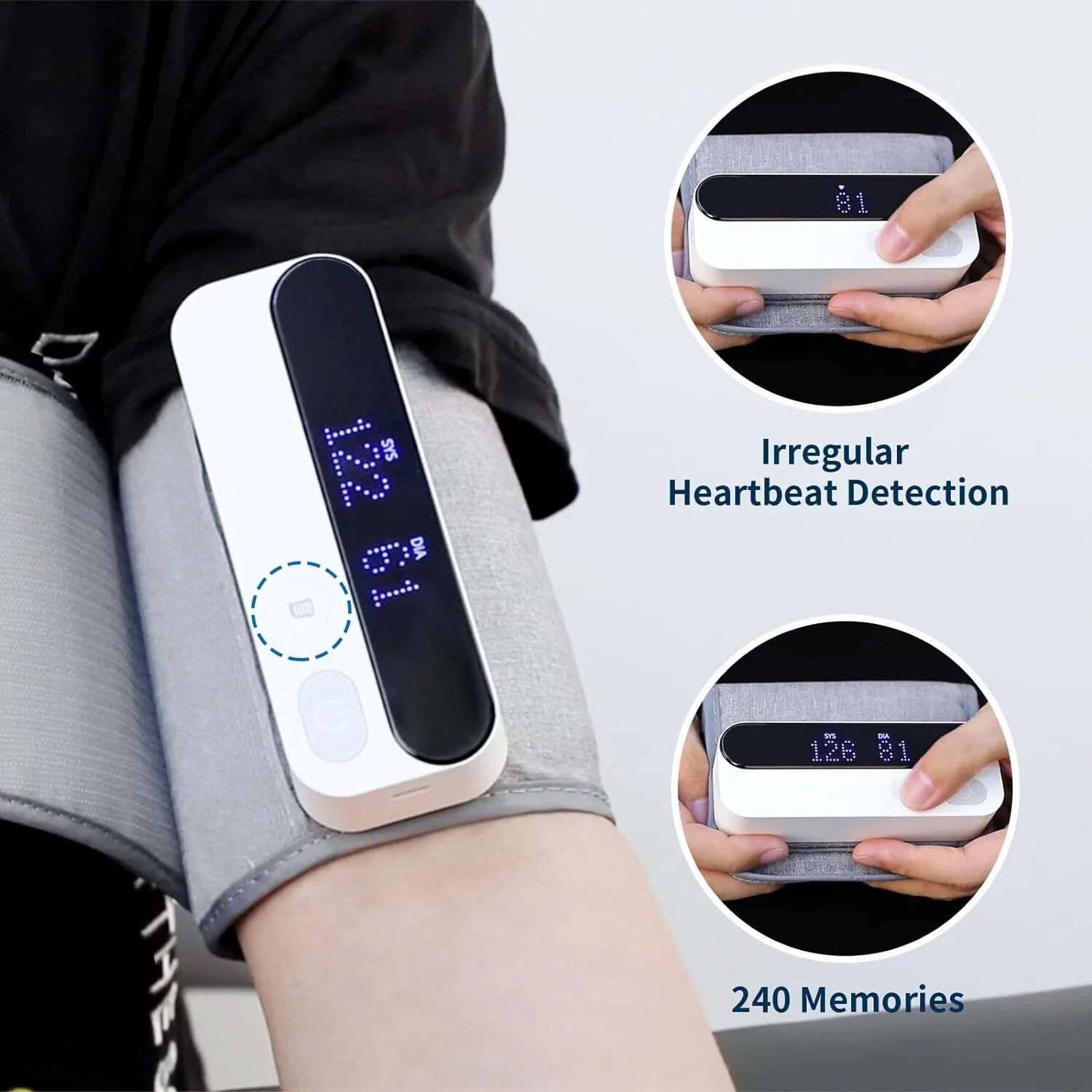 2 Bluetooth oksimetra za spremljanje krvi SB210-MD + 1 digitalni avtomatski brezžični Bluetooth merilnik krvnega tlaka THG